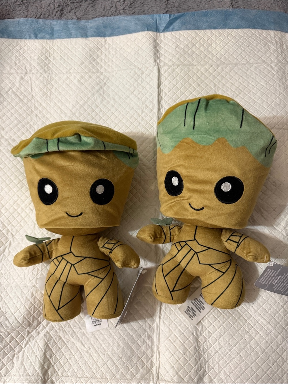 Kids Plush Groot Costume Toy - Green and Brown